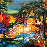 « Le Cannet « huile sur toile